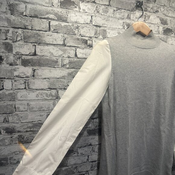 EUC Two By Vince Camuto Grey & White Long Sleeve Turtle Neck Size XS - Picture 8 of 16